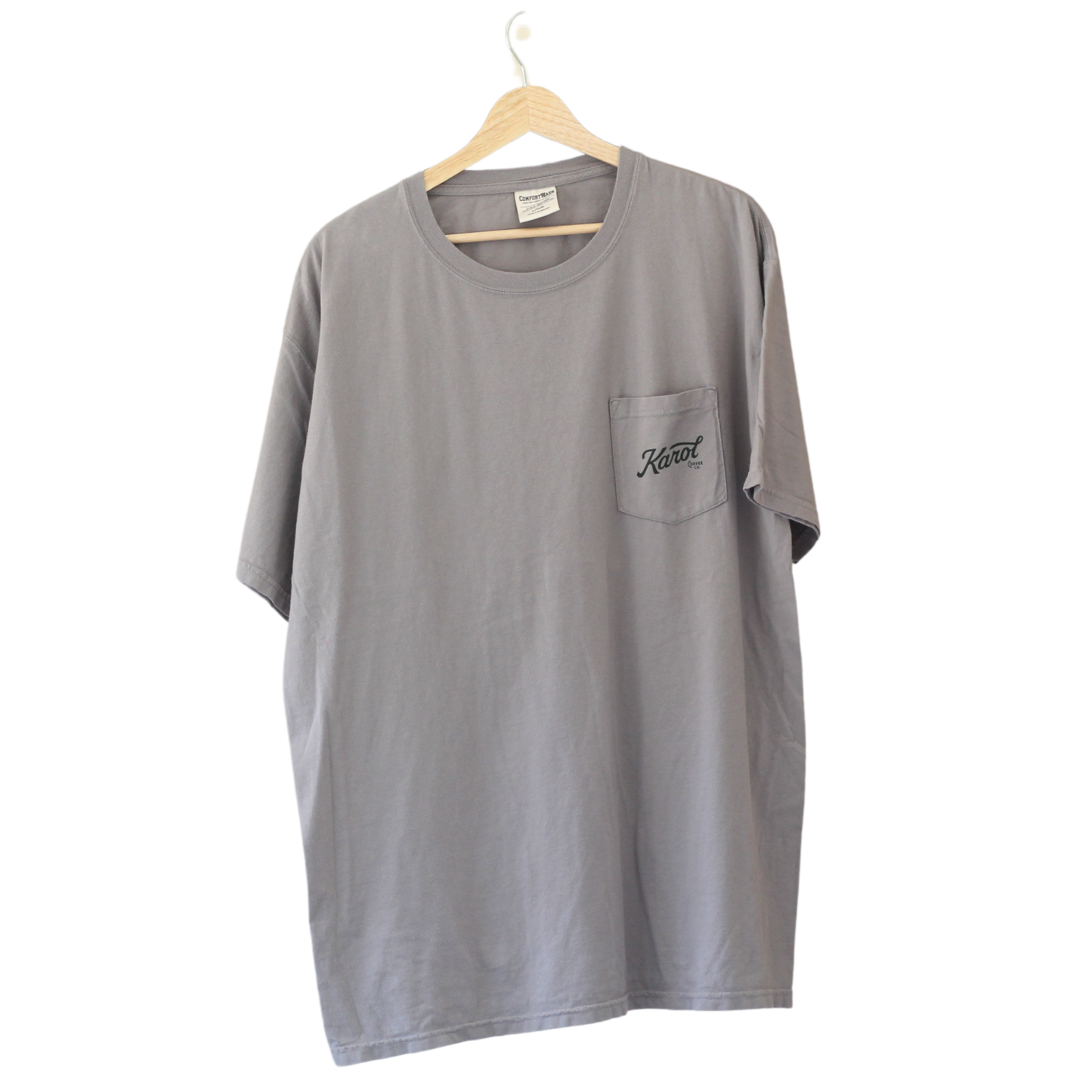 Karol Unisex Garment-dyed Pocket T-shirt