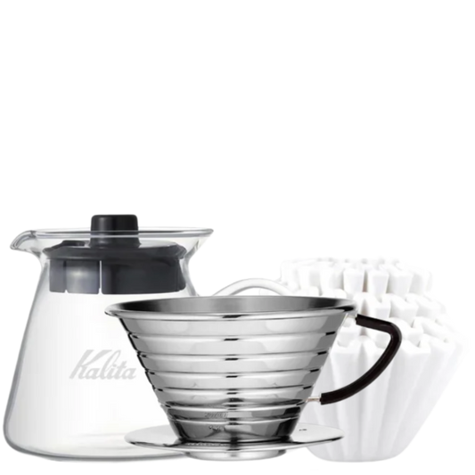 Kalita Wave 185 Pro Pour Over Kit - Stainless Steel