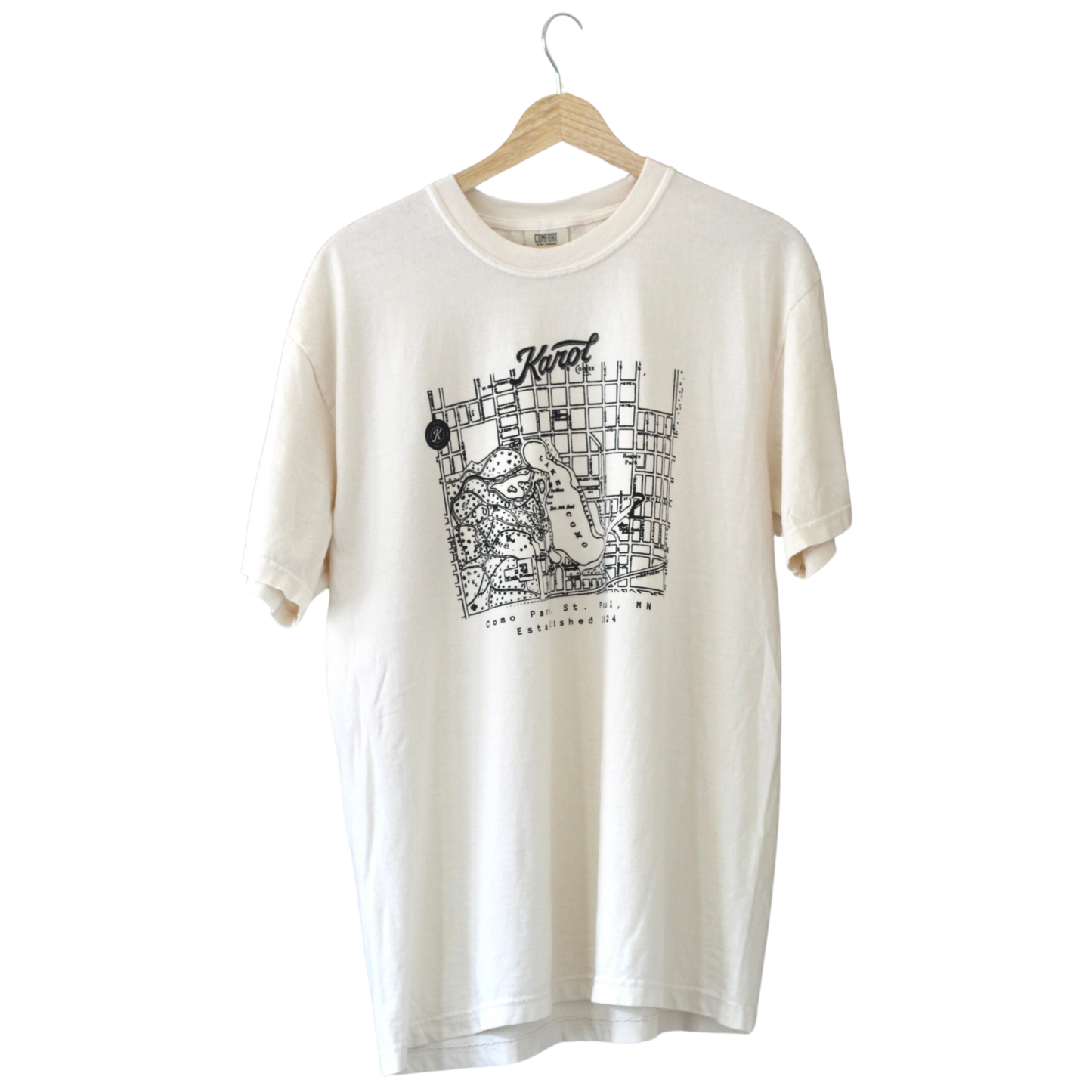 Como Park Map Comfort Colors T-shirt