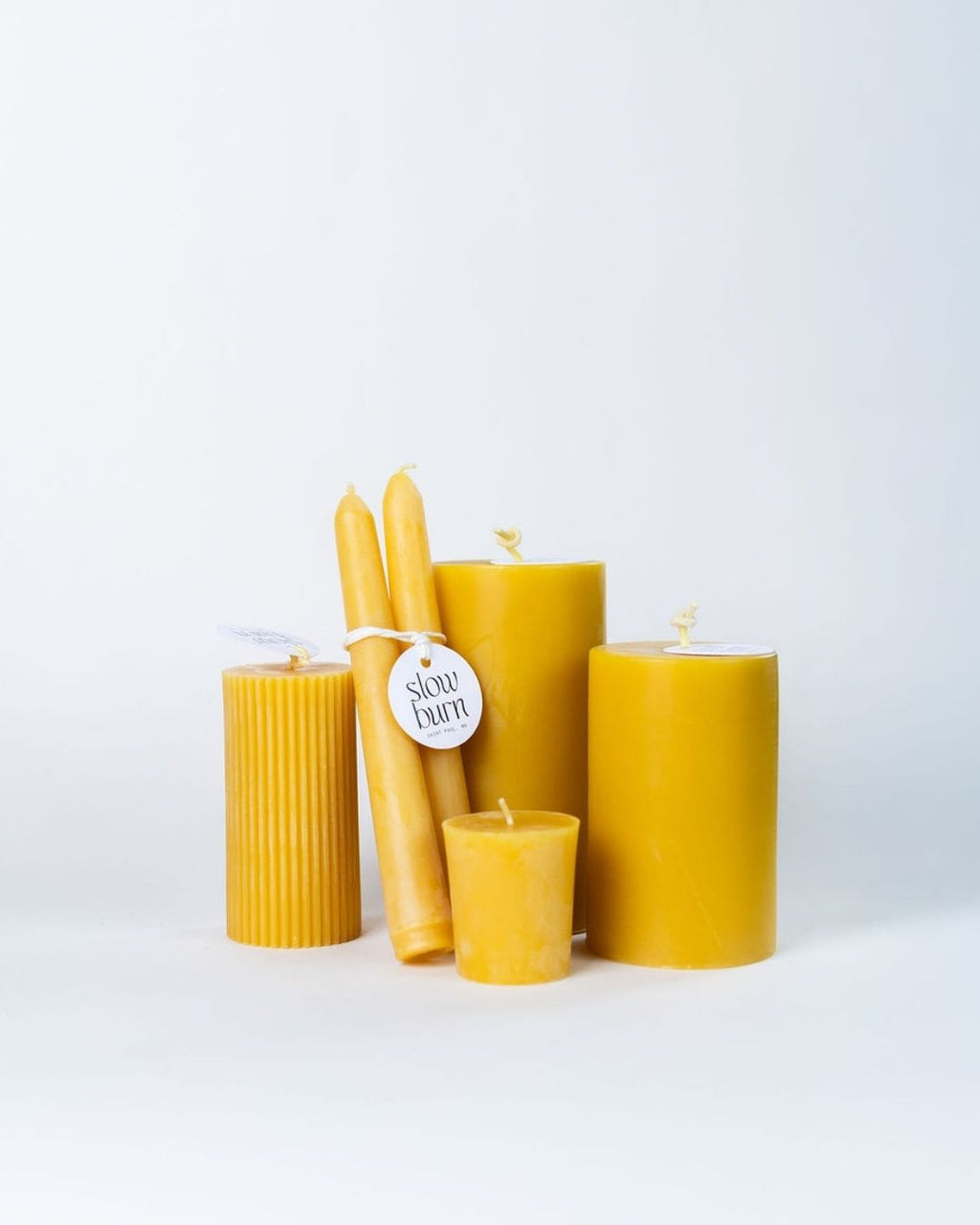 Slow Burn Beeswax Candles