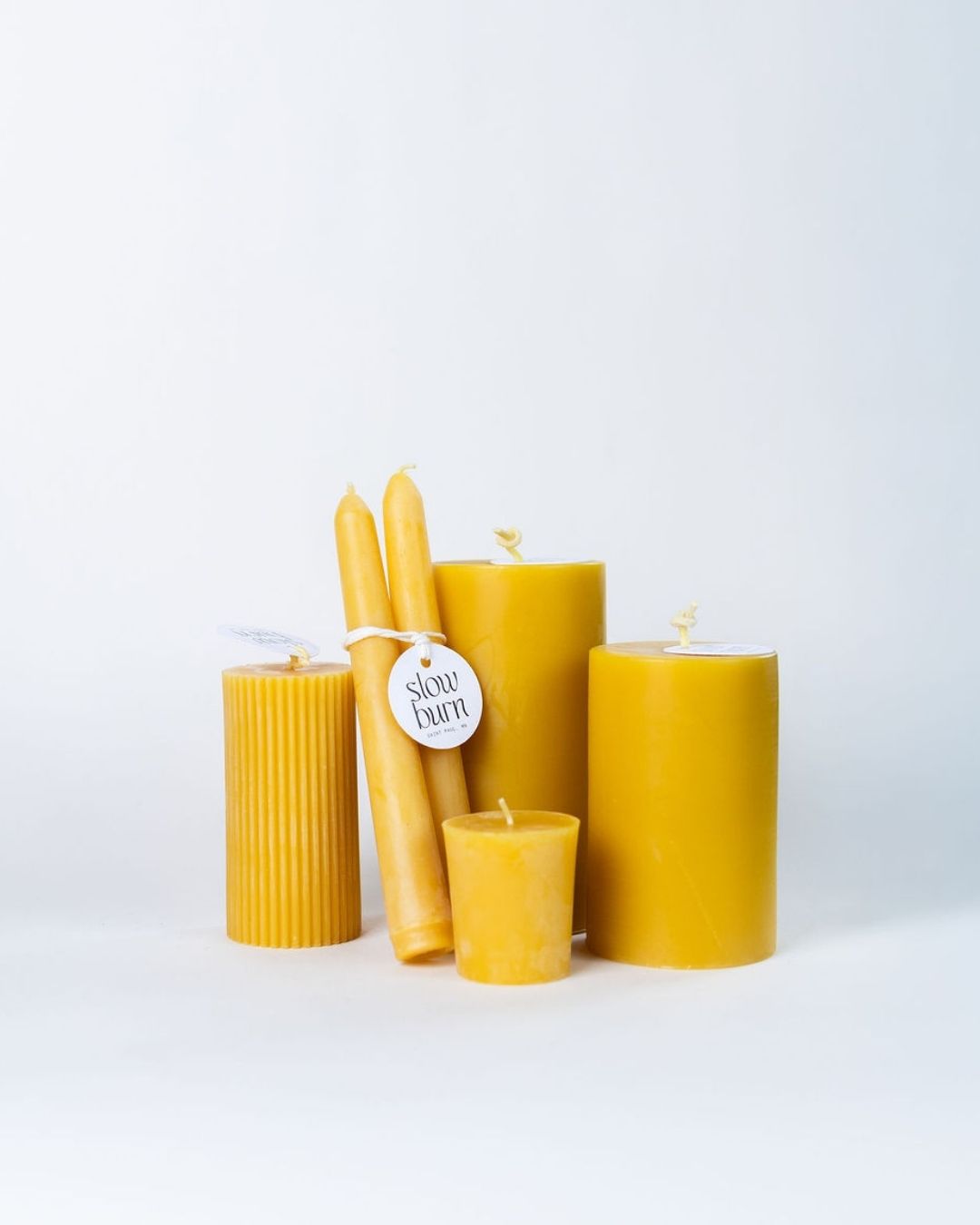 Slow Burn Beeswax Candles