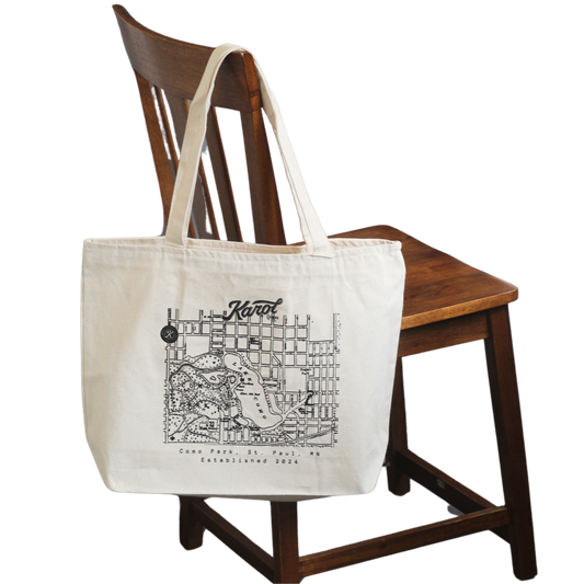 Como Park Map Canvas Tote